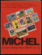 PHIL. LITERATUR Michel: Europa-Katalog West 1996/97 (A-L), 1692 Seiten, Einbanddeckel Gebrauchsspuren - Philatélie Et Histoire Postale