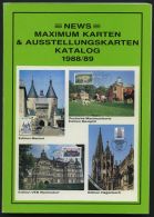 PHIL. LITERATUR NEWS - Maximum Karten & Ausstellungskarten Katalog 1988/89, 184 Seiten - Philatélie Et Histoire Postale