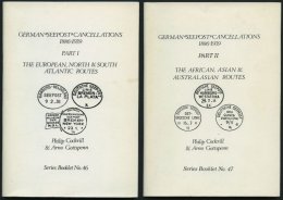 PHIL. LITERATUR Germann Seepost Cancellations 1886-1939, Part I: The European, North & South Atlantic Routes - Part - Filatelia E Historia De Correos