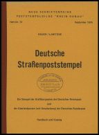 PHIL. LITERATUR Deutsche Straßenpoststempel - Die Stempel Der Kraftkursposten Der Deutschen Reichspost Und Der &Uu - Filatelie En Postgeschiedenis