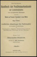 PHIL. LITERATUR Krötzsch-Handbuch Der Postfreimarkenkunde - Abschnitte X, Beide Mecklenburg, Mit Lichttafeln Schwer - Philatélie Et Histoire Postale