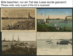 DEUTSCHLAND ETC. Die SCHLEI, Diverse Ansichten, 18 Ansichtskarten, Viele Aus Schleswig, Eine Aus Missunde Etc. - Lettres & Documents