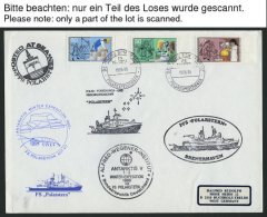 SONSTIGE MOTIVE 1986-89, Antarktis-Expeditionen Mit Der FS-Polarstern, 173 Verschiedenen Belege Sauber Im Briefalbum, Pr - Unclassified