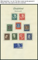 SLG., LOTS DEUTSCHLAND *,o,Brief , Reichhaltige Sammlung Nachkriegsdeutschland Bis Ca. 1965 Im Dicken Borekalbum, Mit Vi - Andere & Zonder Classificatie