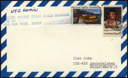 FELDPOST 1977, Feldpostkarte Der US-Navy Mit Stempel Der Sinai-Field-Mission, Pracht - Usados