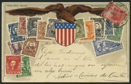 SAMMUNGEN, LOTS 1905, Briefmarkenserie, Prägedruckkarte Mit Argentinienfrankatur, Pracht - Oblitérés