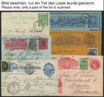 URUGUAY 1887-1909, 10 Verschiedene Ganzsachen, Meist Gebraucht, Feinst/Pracht - Uruguay