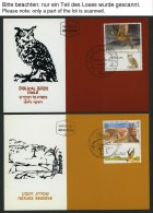 ISRAEL - SAMMLUNGEN, LOTS 1987/8, 2 Komplette Jahrgänge Auf Maximumkarten, Pracht - Verzamelingen & Reeksen