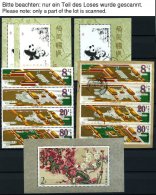 CHINA - VOLKSREPUBLIK **,o FDC, 1984-2003, Kleine Partie Meist Verschiedener Ausgaben Mit Einigen Blocks, Pracht - Otros & Sin Clasificación