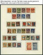 SAMMLUNGEN O, 1907-90, Sammlungsteil Schweiz Mit Mittleren Ausgaben, Feinst/Pracht, Mi. Ca. 2600.- - Verzamelingen