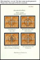 SCHWEIZ BUNDESPOST 696-712y VB O, 1963-68, Postgeschichtliche Motive Und Baudenkmäler, Phosphoreszierendes Papier ( - Oblitérés