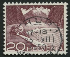 SCHWEIZ BUNDESPOST 533I O, 1949, 20 C. Grimsel-Stausee, Type I, Pracht, Mi. 85.- - Oblitérés