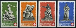 SCHWEIZ BUNDESPOST 369-72 **, 1940, Einzelmarken Pro Patria, Prachtsatz, Mi 310.- - Oblitérés