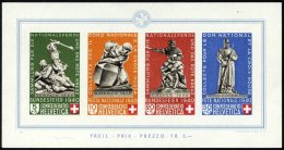 SCHWEIZ BUNDESPOST Bl. 5 *, 1940, Block Pro Patria, Pracht - Oblitérés