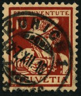 SCHWEIZ BUNDESPOST 132 O, 1916, 10 C. Pro Juventute, Pracht, Mi. 90.- - Oblitérés