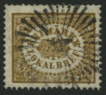 SCHWEDEN 13 O, 1862, 3 Ö. Gelbbraun, Sternstempel, Normale Zähnung, Pracht, Mi. 380.- - Used Stamps