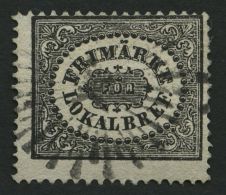 SCHWEDEN 6 O, 1856, 1 Skill. Bco. Schwarz (Facit 6a2), üblich Gezähnt, Pracht, 4000.- Skr. - Oblitérés