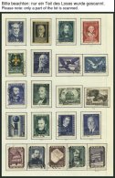 SAMMLUNGEN O, 1946-59, Kleiner Sammlungsteil, Meist Pracht, Mi. Ca. 350.- - Colecciones