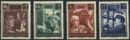 STERREICH 960-63 **, 1951, Wiederaufbau, Prachtsatz, Mi. 80.- - Oblitérés