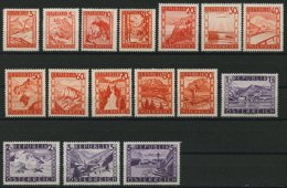 STERREICH 838-53 **, 1947, Landschaften, Prachtsatz, Mi. 100.- - Oblitérés