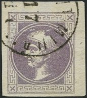 STERREICH 42I/Ib O, 1867, 1 Kr. Grau, Grober Druck, Type I, Mit Wasserzeichen N, Pracht, Gepr. Dr. Ferchenbauer, Handbuc - Oblitérés