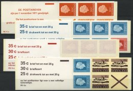 ZUSAMMENDRUCKE MH 11,13-15 **, 1973, 4 Verschiedene Markenheftchen, Mi. 131.- - Otros & Sin Clasificación