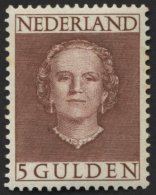 NIEDERLANDE 542 **, 1949, 5 G. Rotbraun, Gummi Minimal Fleckig Sonst Pracht, Mi. 450.- - Paesi Bassi