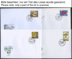 SAMMLUNGEN, LOTS 1994-99, Partie Verschiedener Kompletter Ausgaben Auf FDC, Pracht, Mi. Ca. 200.- - Collections