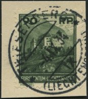 LIECHTENSTEIN 120 BrfStk, 1933, 90 Rp. Burg Gutenberg, Prachtbriefstück, Mi. 140.- - Altri & Non Classificati