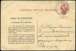 MILITÄRPOST 1912, Feldpoststempel CORPO D`ARMATA TRIPOLITANA Auf Seltener Feldpost-Vordruckkarte, Feinst - Storia Postale