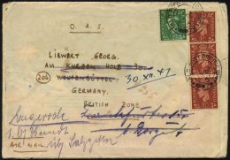 BRITISCHE MILITÄRPOST 198,200 BRIEF, 1947, 1/2 Und 11/2 P. (3x) König Georg V Mit K2 FIELD POST OFFICE/783 Auf - Usati