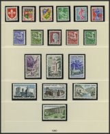 SAMMLUNGEN **, O, Sammlung Frankreich Von 1960-90 In 4 Lindner Falzlosalben, Bis Auf Einige Freimarken Wohl Doppelt (** - Colecciones Completas