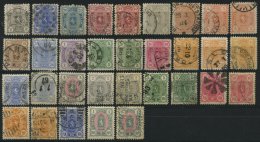 SAMMLUNGEN Aus 12-32 O, Kleine Partie Von 32 Werten, Etwas Unterschiedlich, Mi. 318.- - Used Stamps