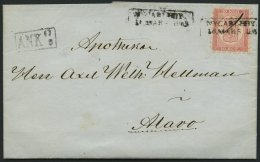 FINNLAND 4Ax BRIEF, 1863, 10 K. Rosakarmin Auf Rosa, Praktisch Alle Zungen, Seltener R2 NYCARLEBY (R5!) Und Federzug Auf - Used Stamps