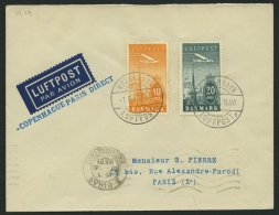 ERSTFLÜGE 1.6.1938, Paris-Kopenhagen, Direct, Prachtbrief - Altri & Non Classificati