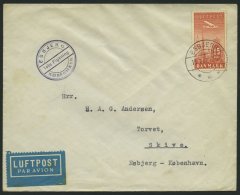 ERSTFLÜGE 18.7.1937, Esbjerg-Kopenhagen, Brief Feinst - Altri & Non Classificati
