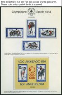 SAMMLUNGEN, LOTS **, 1983/4, Olympische Spiele, Komplette Partie, Prach - Verzamelingen & Reeksen