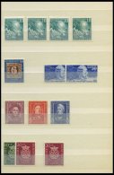 LOTS *,** , Dublettenbuch Mit Diversen Ungebrauchten Werten Bis 1955, U.a. Mi.Nr. 123-38, 139/40, 141/2, 143-46 Etc., Et - Used Stamps