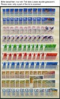 LOTS O, 1978-95, Sporthilfe, Alle 18 Ausgaben, Mindestens Je 9x, Fast Nur Pracht, Mi. über 900.- - Used Stamps