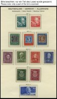 SAMMLUNGEN **, Postfrische Sammlung Bundesrepublik Von 1949-76 Im Schaubek Falzlosalbum, Bis Auf 50, 70, 80 Und 90 Pf. P - Used Stamps