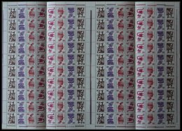 ZUSAMMENDRUCKE MHB 18 **, 1972, Markenheftchenbogen Unfallverhütung, Pracht, Mi. 200.- - Used Stamps