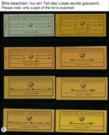 ZUSAMMENDRUCKE Aus MH 3-68 **,o , 1956-2007, Sammlung Von 132 Meist Verschiedenen Markenheftchen, Dabei MH 4YII, 20b (3x - Used Stamps