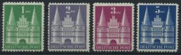 AMERIK. U. BRITISCHE ZONE 97-100II **, 1948, 1 - 5 DM Hohe Treppe, 4 Werte Feinst/Pracht, Mi. 500.- - Otros & Sin Clasificación