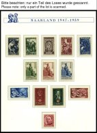 SAMMLUNGEN, LOTS **, 1947-59, Bis Auf Urdruck, Blocks Und Dienstmarken Postfrisch Komplett, Prachterhaltung, Mi. 1340.- - Altri & Non Classificati