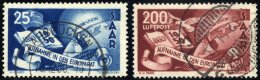 SAARLAND 297/8 O, 1950, Europarat, Pracht, Gepr. Ney, Mi. 320.- - Otros & Sin Clasificación