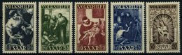 SAARLAND 267-71 **, 1949, Volkshilfe, Prachtsatz, Mi. 110.- - Autres & Non Classés