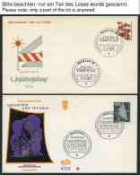 JAHRGÄNGE 353-590 BRIEF, 1970-78, 9 Jahrgänge Komplett Auf FDC, Pracht - Otros & Sin Clasificación