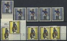 ENGROS 120,131 **, 1954/5, Postillion, Je 5x, Pracht, Mi. 120.- - Colecciones