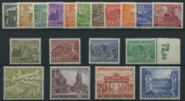 BERLIN 42-60 **, 1949, Bauten, Prachtsatz, Mi. 750.- - Used Stamps