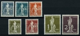 BERLIN 35-41 **, 1949, Stephan, Normale Zähnung, Prachtsatz, Mi. 750.- - Used Stamps